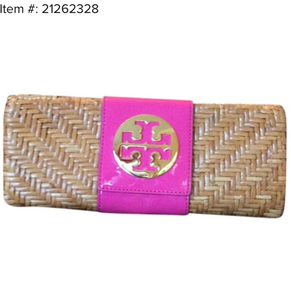Tory Burch Rattan Clutch